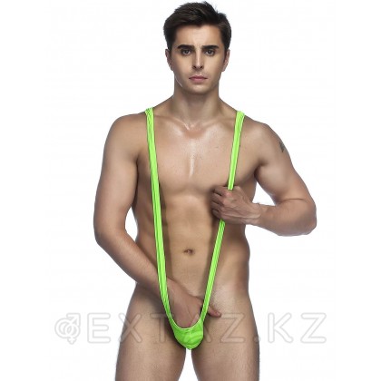 Слингшот-бикини мужской зеленый (размер S) от sex shop Extaz фото 4