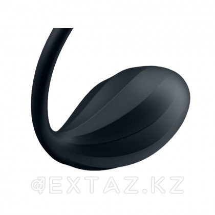 Виброяйцо Satisfyer Ribbed Petal черный (Connect App) от sex shop Extaz фото 3