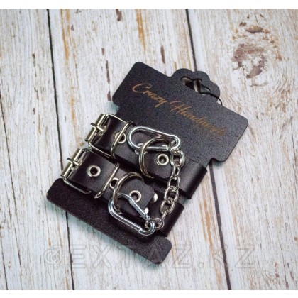 Наручники однослойные, прямоугольной формы, чёрного цвета  - extaz.kz фото 2 Наручники однослойные, прямоугольной формы, чёрного цвета  от sex shop Extaz фото 2