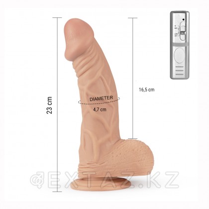 Вибратор на присоске Real Extreme 23Х4,4 см от sex shop Extaz фото 4