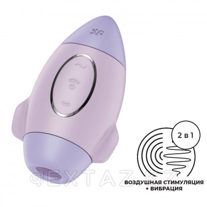 Стимулятор клитора с воздушной стимуляцией и вибрацией Satisfyer Mission Control (лиловый) от sex shop Extaz фото 6