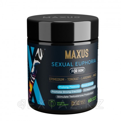 MAXUS БАД Sexual Euphoria for him (Сексуальная Эйфория для него), 60 капсул от sex shop Extaz фото 2