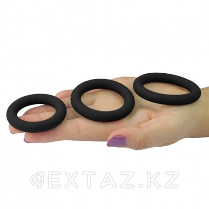Набор эрекционных колец Power Plus Snug Ring 3 шт. от sex shop Extaz фото 2