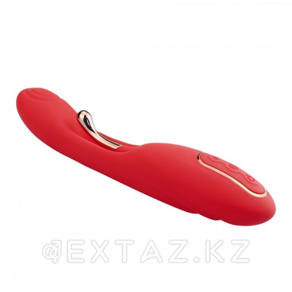 Вибратор сгибаемый с двойной стимуляцией, красный от sex shop Extaz фото 3