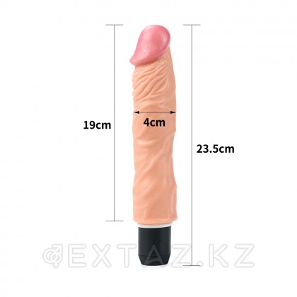 Вибратор реалистик гнущийся (23,5 х 3,6 см.) от sex shop Extaz фото 2