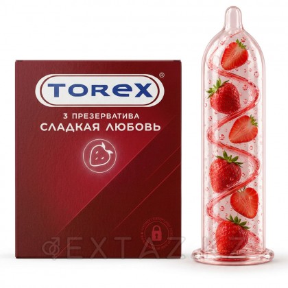 Презервативы сладкая любовь - TOREX 3 шт. от sex shop Extaz