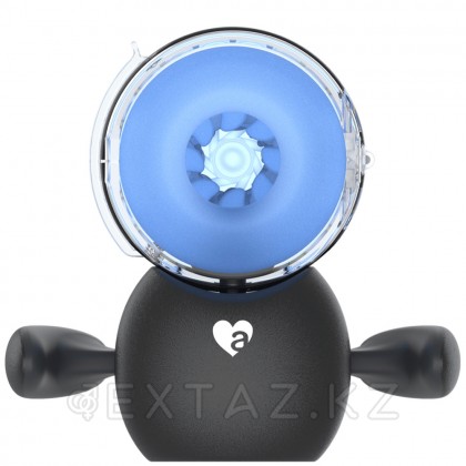 Инновационный робот-мастурбатор Black Knight с массажем бусинами от Amovibe от sex shop Extaz фото 11