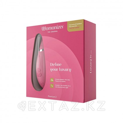 Бесконтактный клиторальный стимулятор Womanizer Premium 2 розовый от sex shop Extaz фото 3