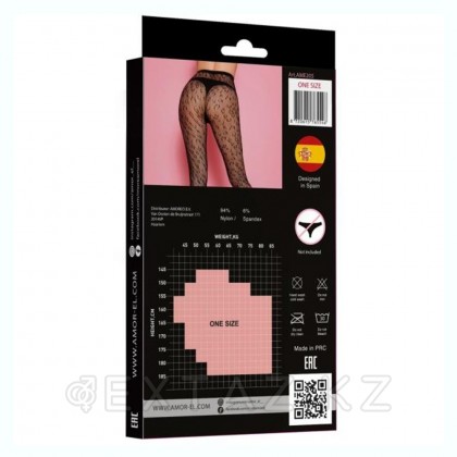 Колготы c леопардовым рисунком Amor EL от sex shop Extaz фото 3