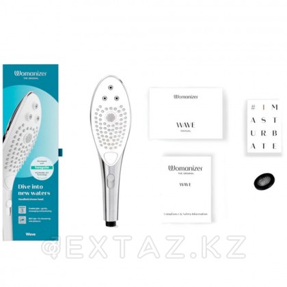 Насадка для душа Womanizer Wave, серебристая от sex shop Extaz фото 8