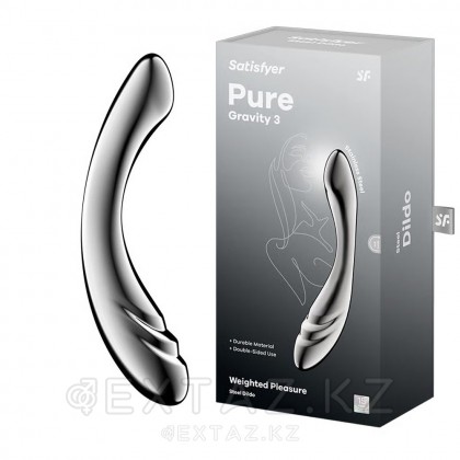 Двусторонний фаллоимитатор Satisfyer Pure Gravity 3 (21*4) от sex shop Extaz фото 2