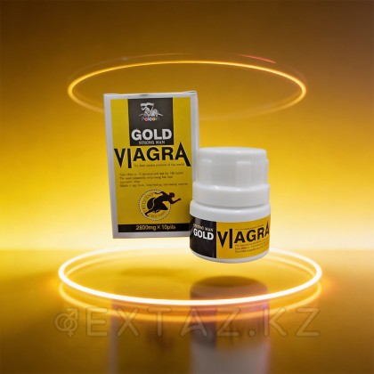 Возбуждающее средство для мужчин Viagra Gold Strong Man, 10 табл. от sex shop Extaz фото 5