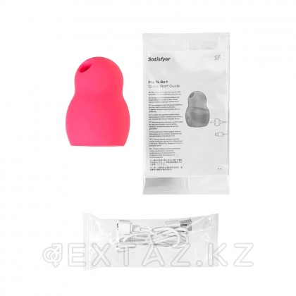 Вакуумно-волновой стимулятор с вибрацией Satisfyer Pro To Go 1, красный от sex shop Extaz фото 7
