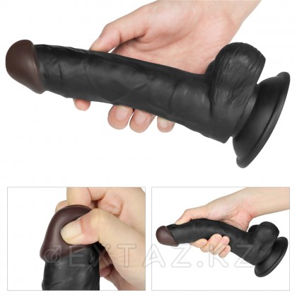 Страпон на трусиках Ingen (20*4 см.) в чёрном цвете от sex shop Extaz фото 2