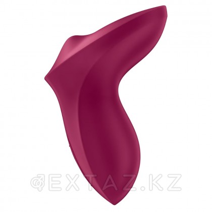 Стимулятор клитора Satisfyer Exciterrr Rolling Lay-on розово-красный  от sex shop Extaz