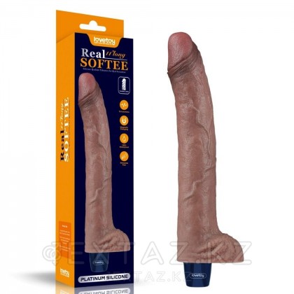 Реалистичный вибратор REAL SOFTEE (27*4 см.) от sex shop Extaz фото 2