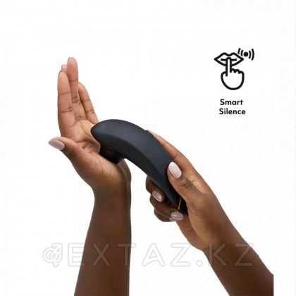 Бесконтактный клиторальный стимулятор Womanizer Premium 2 черный от sex shop Extaz фото 7