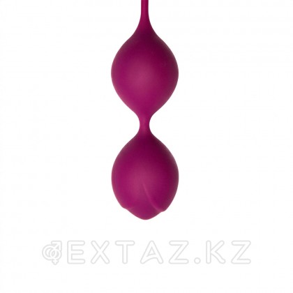 Шарики Кегеля со смещенным центром тяжести Delta, цвет сливовый от sex shop Extaz фото 3