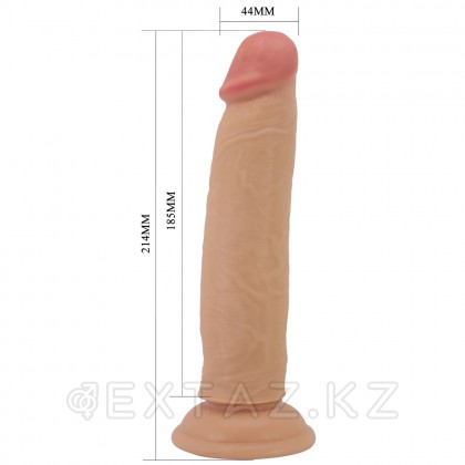 Реалистичный фаллоимитатор на присоске Keon Sliding skin (21,4*4,4 см) телесный от sex shop Extaz фото 4