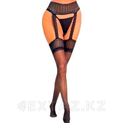 Чулки капроновые с кружевной резинкой, 1 шт от sex shop Extaz