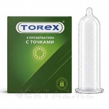 Презервативы с точками - TOREX 3 шт. от sex shop Extaz