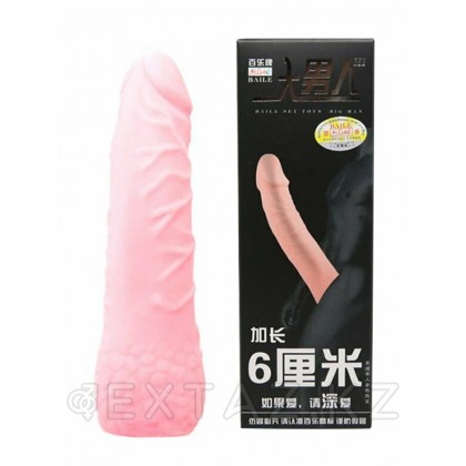 Насадка реалистик с пупырышками от sex shop Extaz фото 2