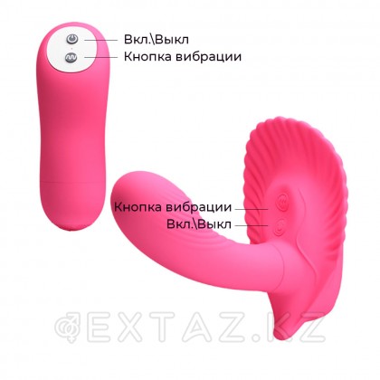 Клиторальный стимулятор с вагинальным плагом от sex shop Extaz фото 6
