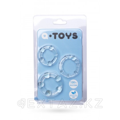 Набор колец TOYFA A-toys прозрачные от sex shop Extaz фото 2