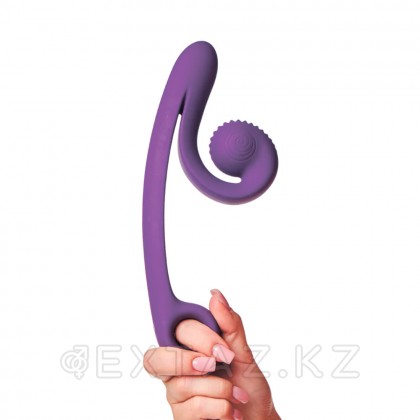 Вибратор для двойной стимуляции SVibe Snail CURVE фиолетовый от sex shop Extaz фото 2