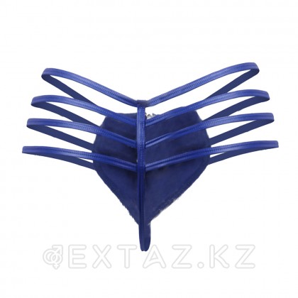 Кожаные мужские стринги Ohyeah Zipper Blue, на молнии со стрепами, L - extaz.kz фото 5 Кожаные мужские стринги Ohyeah Zipper Blue, на молнии со стрепами, L от sex shop Extaz фото 5