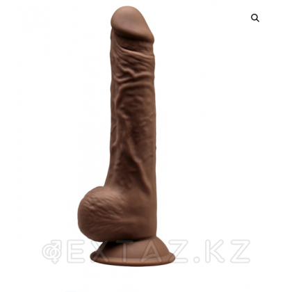 Фаллоимитатор с двойным покрытием Model 3 коричневый от SILEXD (24* 4,5 см.) от sex shop Extaz фото 2