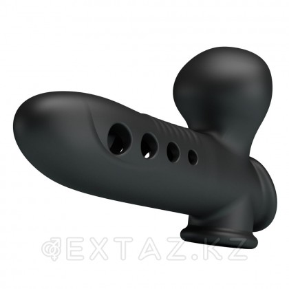 Насадка на пенис с эффектом расширения «Pretty Love Airbag Penis Sleeve Tyronn» черная от sex shop Extaz фото 11