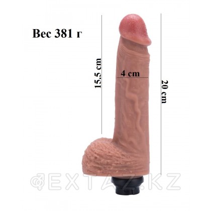 Сменная вибронасадка для секс-машины в сумочке со стразами мулат 22 см от sex shop Extaz фото 2