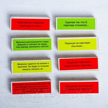 Падающая башня дженга, настольная игра для взрослых, с заданиями, 54 бруска, 18×6.5 см от sex shop Extaz фото 4