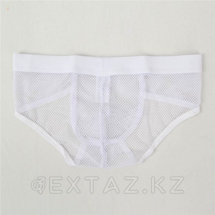 Плавки мужские белые  в сетку (размер S) от sex shop Extaz фото 4