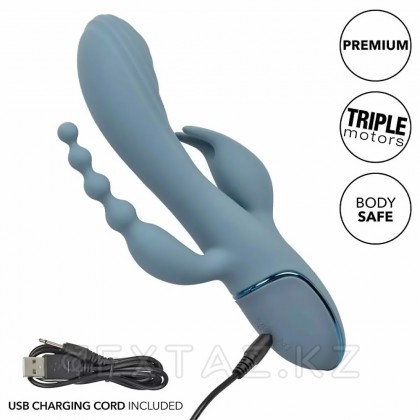 Вибратор тройного действия CalExotics III Triple Ecstasy, 11.5 см x 3.75 см от sex shop Extaz фото 9