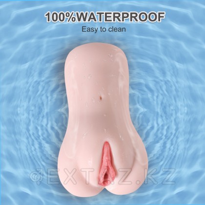 Реалистичный компактный мастурбатор Eden с вибрацией от sex shop Extaz фото 7