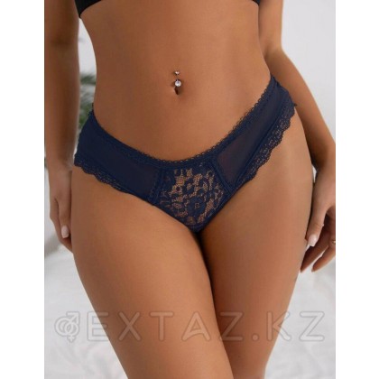 Трусики Sexy Floral, синие, XL-2XL от sex shop Extaz фото 3