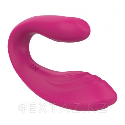 Вибратор с двойной стимуляцией для пар и пультом ДУ от sex shop Extaz фото 12