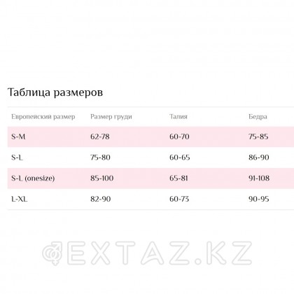 Комплект эротического белья Amor El, топ-лиф и трусики с высокой посадкой, S/L от sex shop Extaz фото 3
