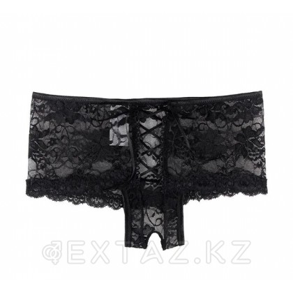 Трусики с завязками и открытым доступом (XL) от sex shop Extaz фото 5
