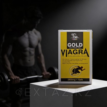 Возбуждающее средство для мужчин Viagra Gold Strong Man, 10 табл. от sex shop Extaz фото 2