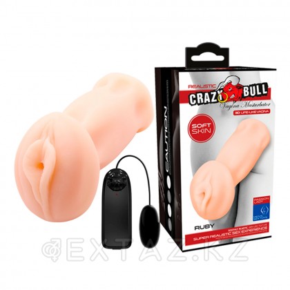 Мастурбатор реалистичный с вибрацией Ruby, вагина от sex shop Extaz фото 8