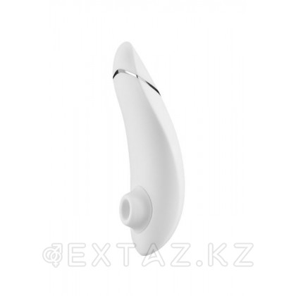Бесконтактный клиторальный стимулятор Womanizer Premium белый/хром от sex shop Extaz