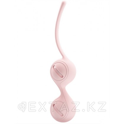Вагинальные шарики со смещенным центром тяжести (бледно розовый) от sex shop Extaz фото 5