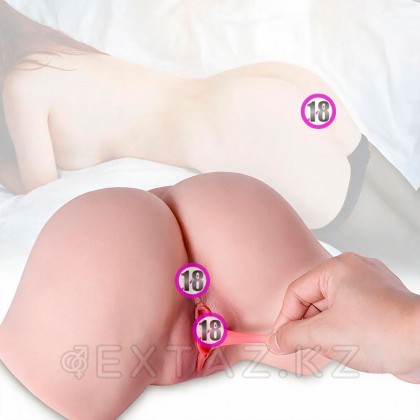 Реалистичный двойной мастурбатор Fanny от sex shop Extaz фото 7