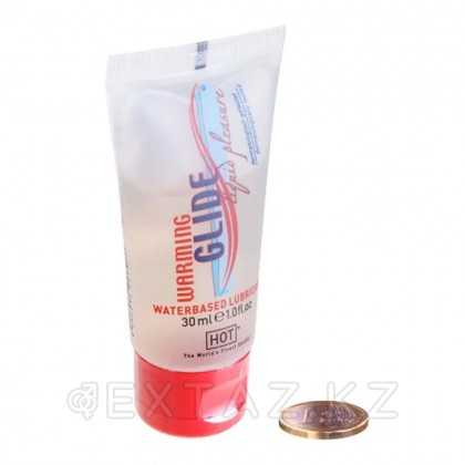 Лубрикант на водной основе с согревающим эффектом WARMING GLIDE 30 мл от sex shop Extaz фото 2
