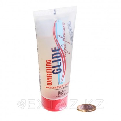 Лубрикант на водной основе с согревающим эффектом WARMING GLIDE HOT 100 мл. от sex shop Extaz фото 2