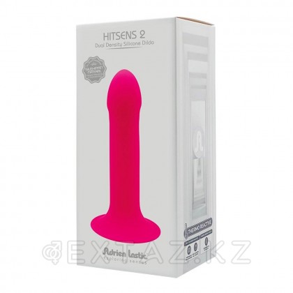 Фаллоимитатор Adrien Lastic Hitsens 2 (16,8×4 см) с двойной плотностью, розовый от sex shop Extaz фото 4